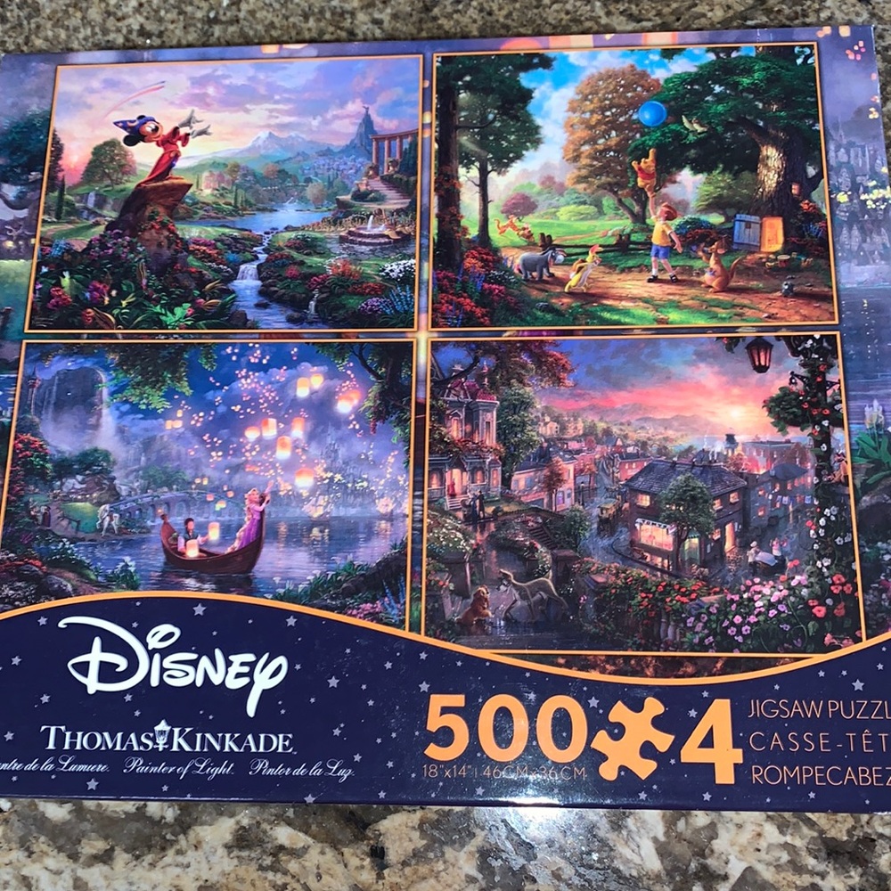 NEW Disney Thomas Kinkade Puzzles